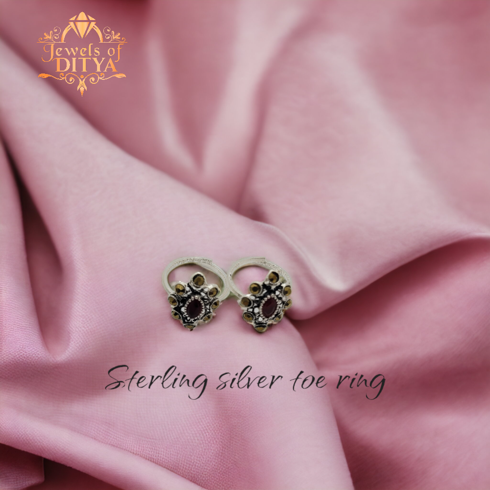 Fine Quality Adjustable Silver Toe Ring