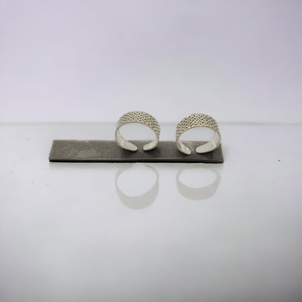 Pure Silver Everyday Intricate Toe Ring