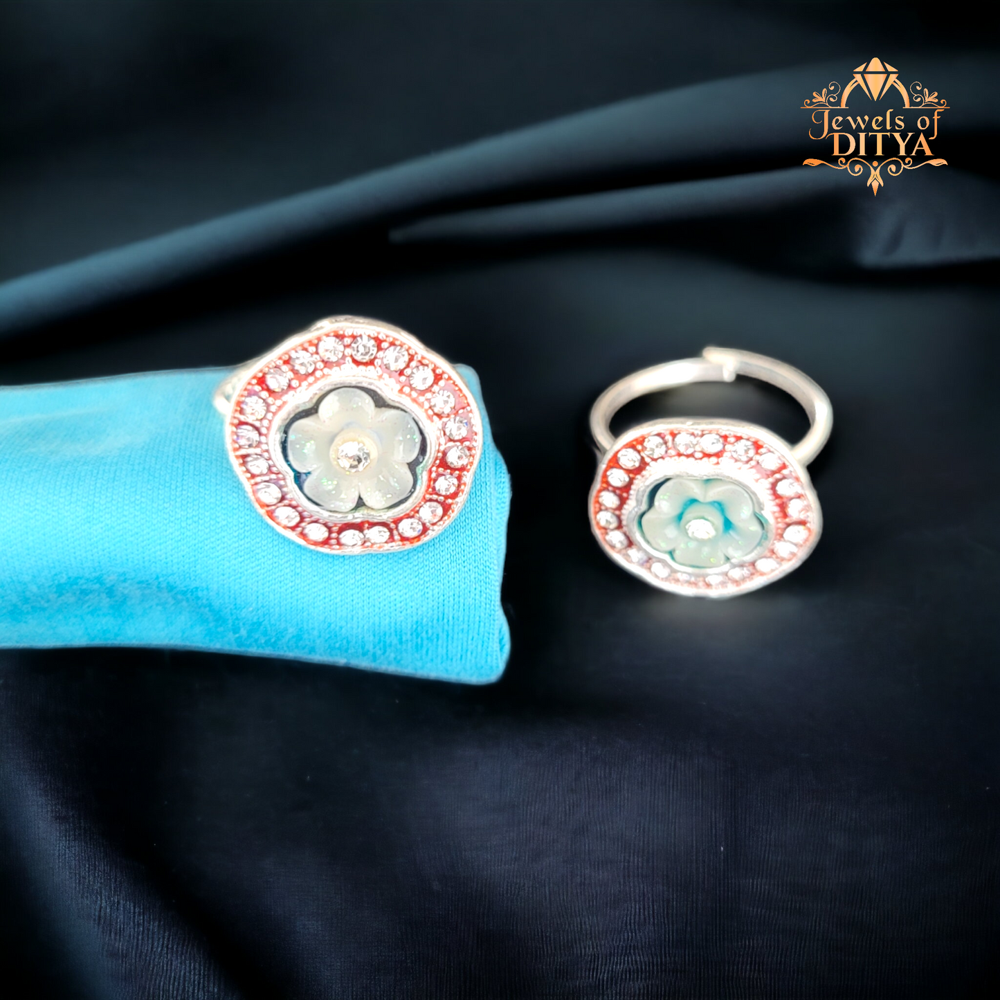 Charm Your Way With Micro Ad Intricated Hand Crafted Silver Toe Rin