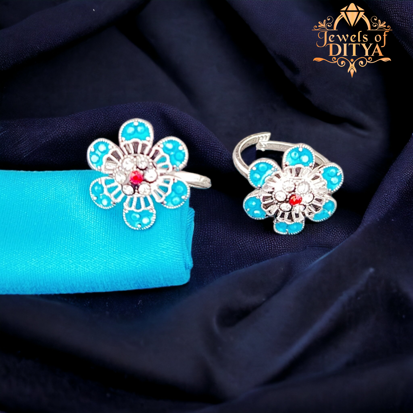 Let Your Feet Sparkle With Our Micro Ad Butter Fly Designed Silver Toe Ring