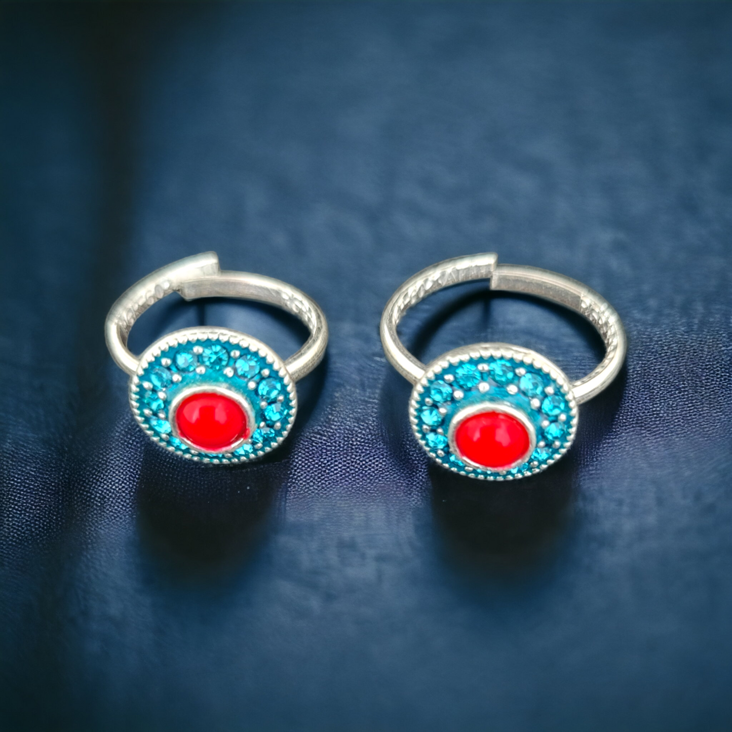 Get Dazzled by Our Handmade Micro Ad Silver Toe Ring