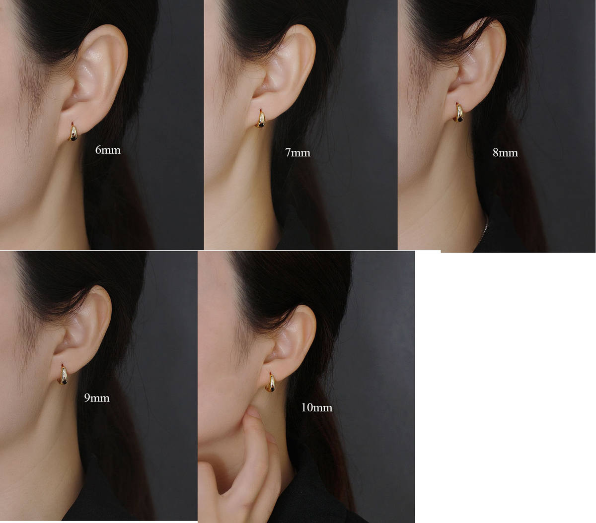 Sterling Silver Wide Shiny Solid Hoop Earrings – Timeless Elegance in 925 Silver