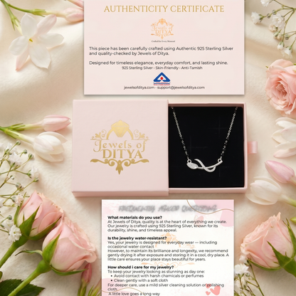 925 Silver Delicate Vine Mangalsutra | Jewels of Ditya