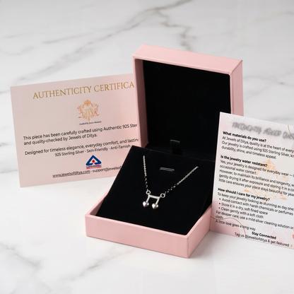 925 Silver Musical Heart Mangalsutra | Jewels of Ditya