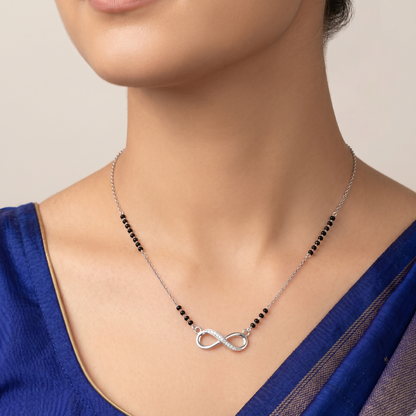 925 Silver Infinity Love Mangalsutra