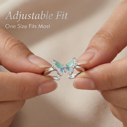 The Pastel Dream Butterfly Ring