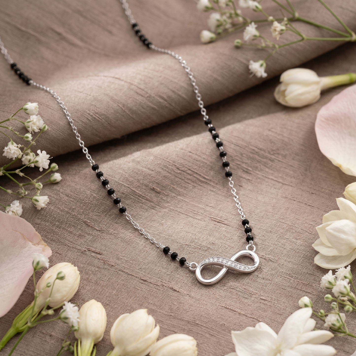 925 Silver Infinity Love Mangalsutra