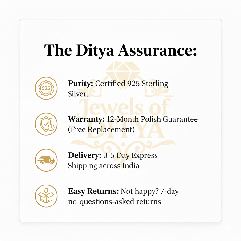 Pure 925 Silver Deer Heart Necklace