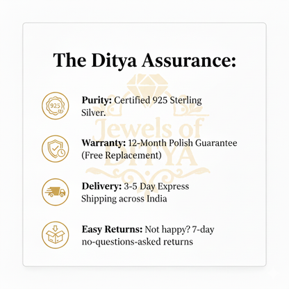 Pure 925 Silver Deer Heart Necklace