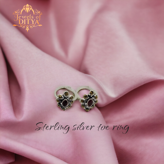 Fine Quality Adjustable Silver Toe Ring