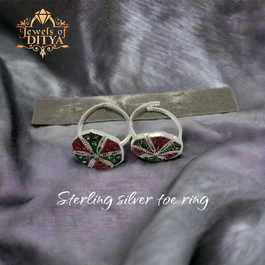 Tribal Inspired Intricate Toe Ring