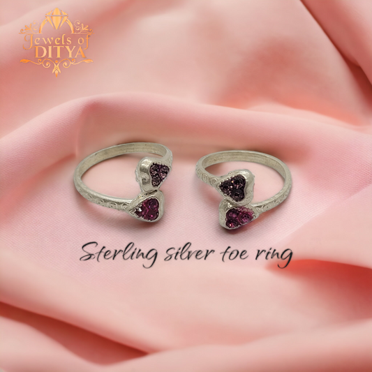 Classy Silver Toe Ring