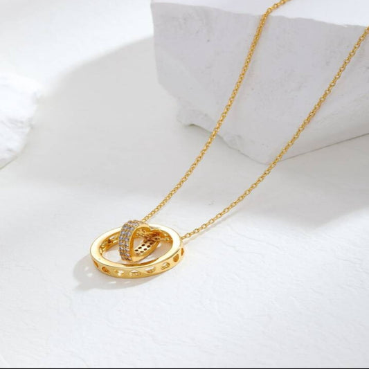 Good Vibe Gold Plated Pendant Chain in 925 Silver