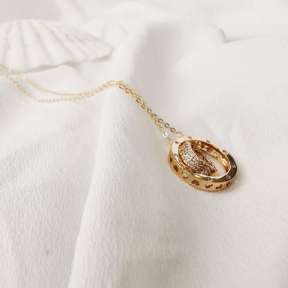 Good Vibe Gold Plated Pendant Chain in 925 Silver