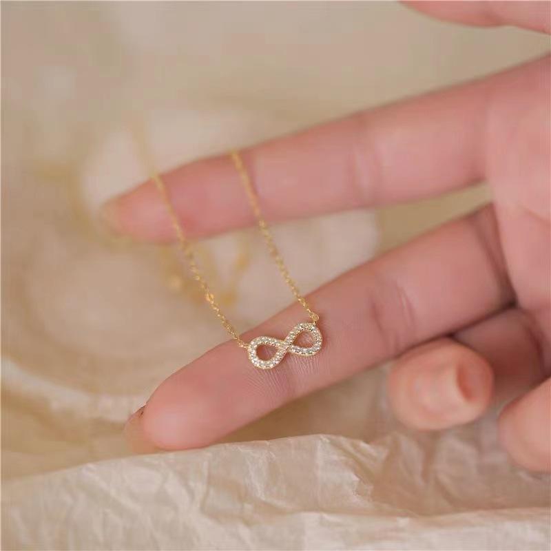 Eternal Infinity Pendant - 22K Gold Plated 925 Sterling Silver